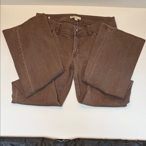 CAbi Brown Straight Boot Cut Women Jeans